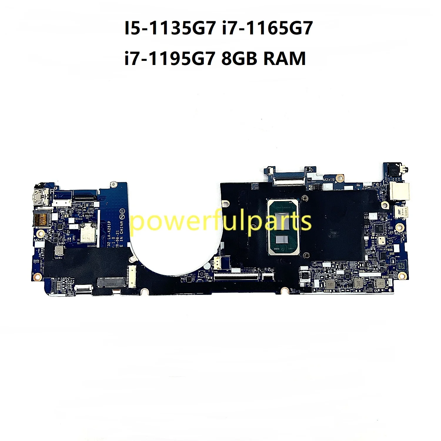 

For Hp Envy x360 13-BD 13M-BD Motherboard M15287-601 M15289-601 M86400-601 GPT32 HPT34 LA-K261P i5 i7 8G RAM Working Good