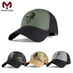 Bonés de beisebol tático verão ajustável snapback crânio caminhoneiro chapéu caça pesca esportes ao ar livre proteção solar chapéus das mulheres dos homens