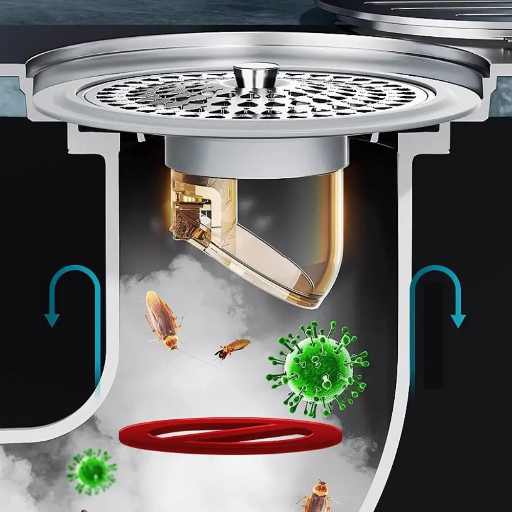 

Магнитные сливные сердечники для пола, фильтрация волос, защита от насекомых, фильтр для пола, защита от запаха, сливные крышки из нержавеющей стали для ванной комнаты