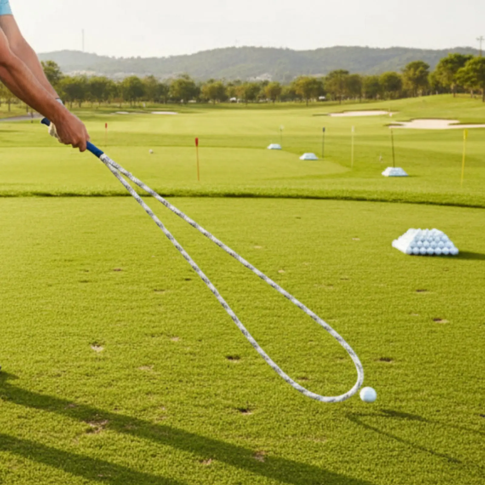 

Swing Coach Rope Indoor Outdoor Use Golf Swing Rope Golf Practice Cord Portable