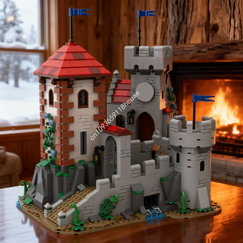 

1527 шт. MOC Edgewater Keep Castleed модель строительные блоки архитектура сборка креативный кирпич детский рождественский подарок игрушка на день рождения