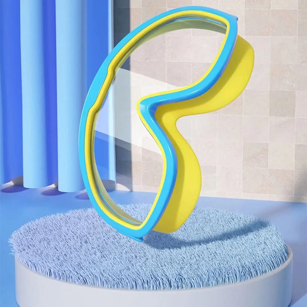 نظارات سباحة بإطار كبير للغوص مضادة للضباب، نظارات سباحة ذات رؤية واسعة، ملحقات سباحة مرنة ناعمة للأطفال/الكبار