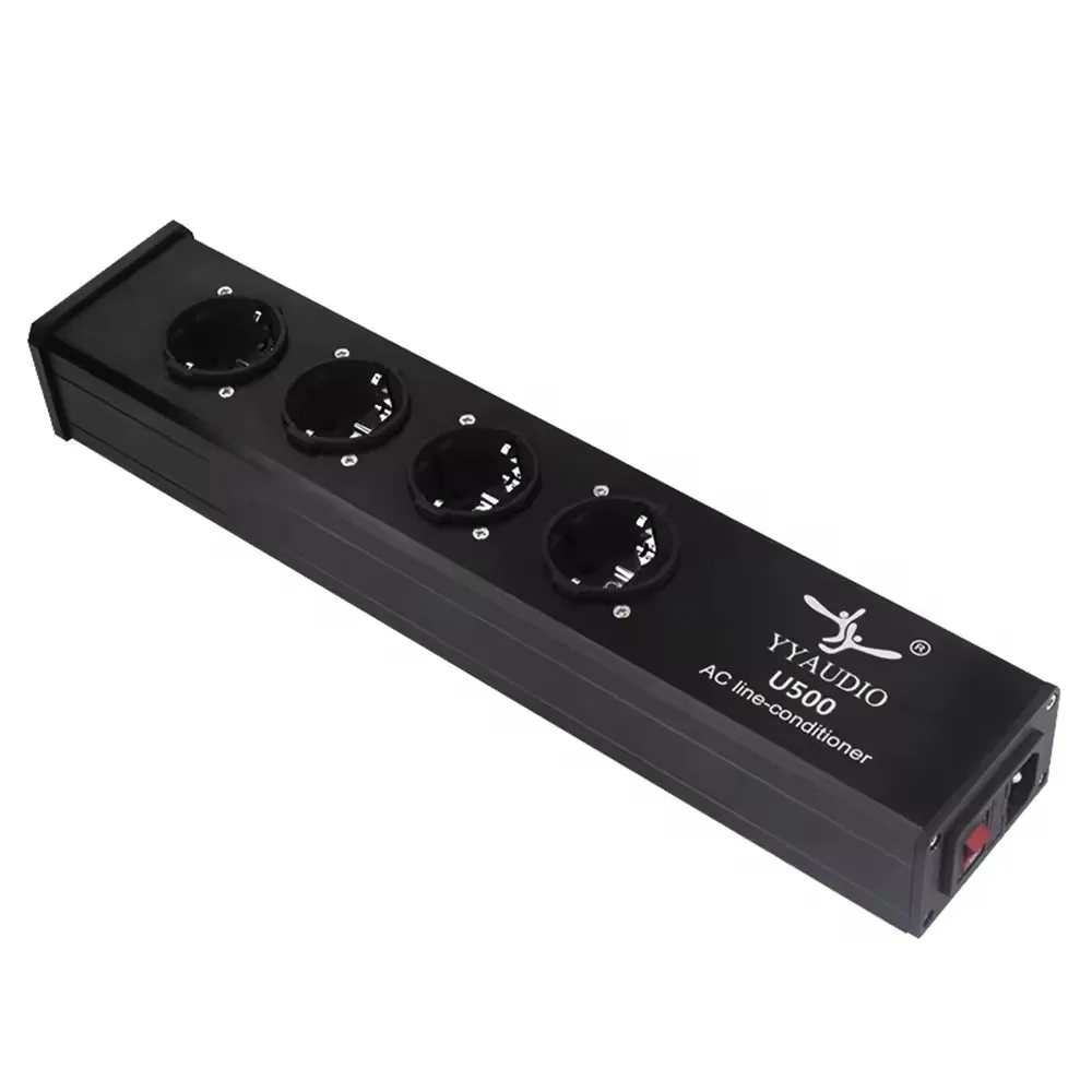 

YYAUDIO Audio Noise U500 HiFi Power Filter Plant 5 Ways AC Power Conditioner Audiophile Power Purifier with EU Outlets