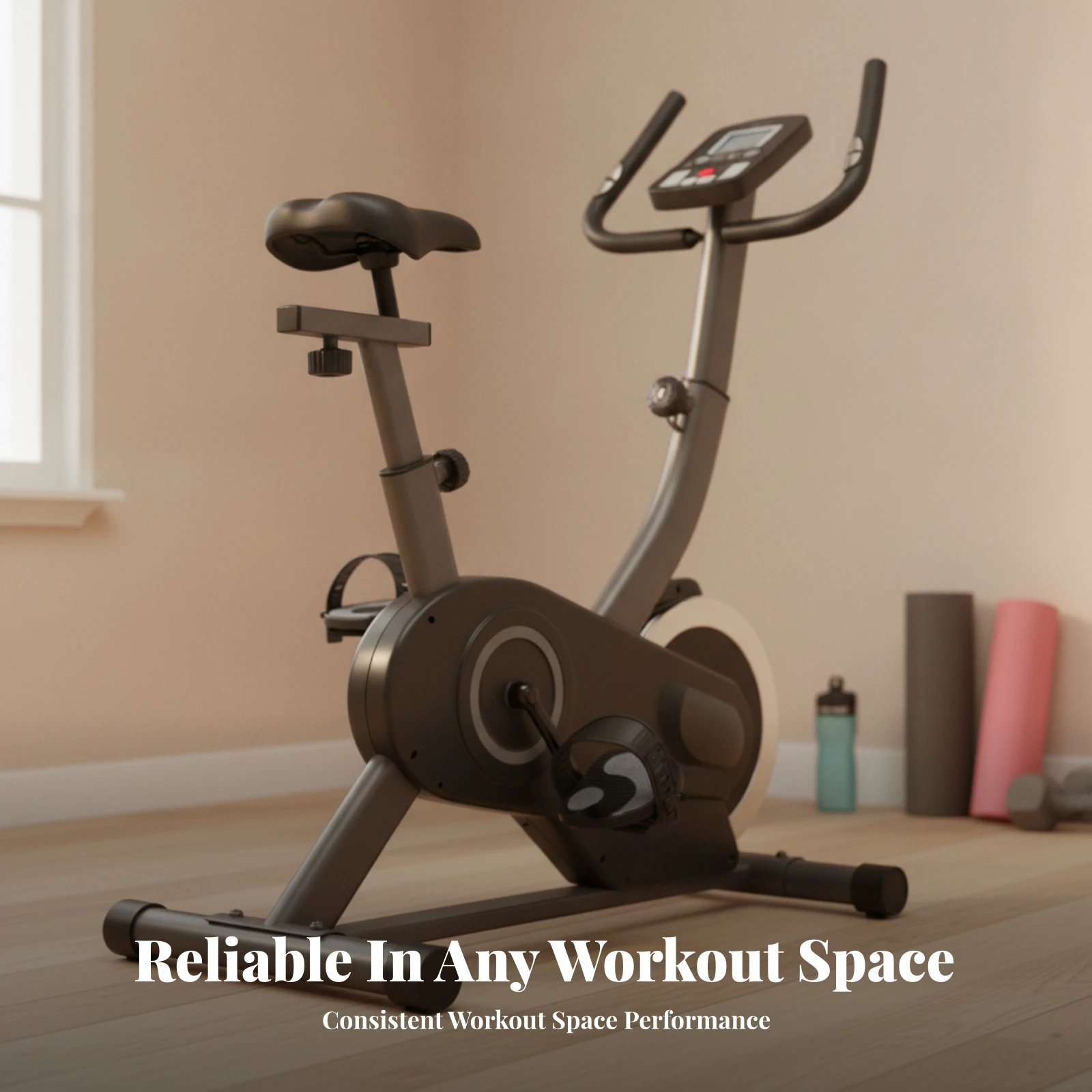 Exercise Bike Pedals with Toe Cage Threaded Stationary Bike Pedals with Straps Sleek for Cyclists, Home Workouts
