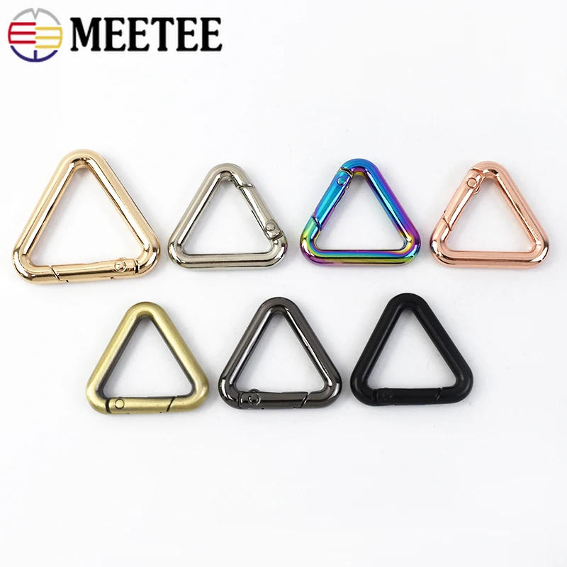 5/10Pcs Metal Buckles for Strap Bag Spring Ring Clasp Belt Keyring O D Hook Webbing Trigger Clip Buckle DIY Hardware Accessories