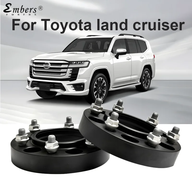 

Embers для Toyota Land Cruiser PCD 6X139.7 CB 95.1 M14X1.5 кованый алюминий 2022-2025 проставки для колес адаптер ступицы 2 шт.