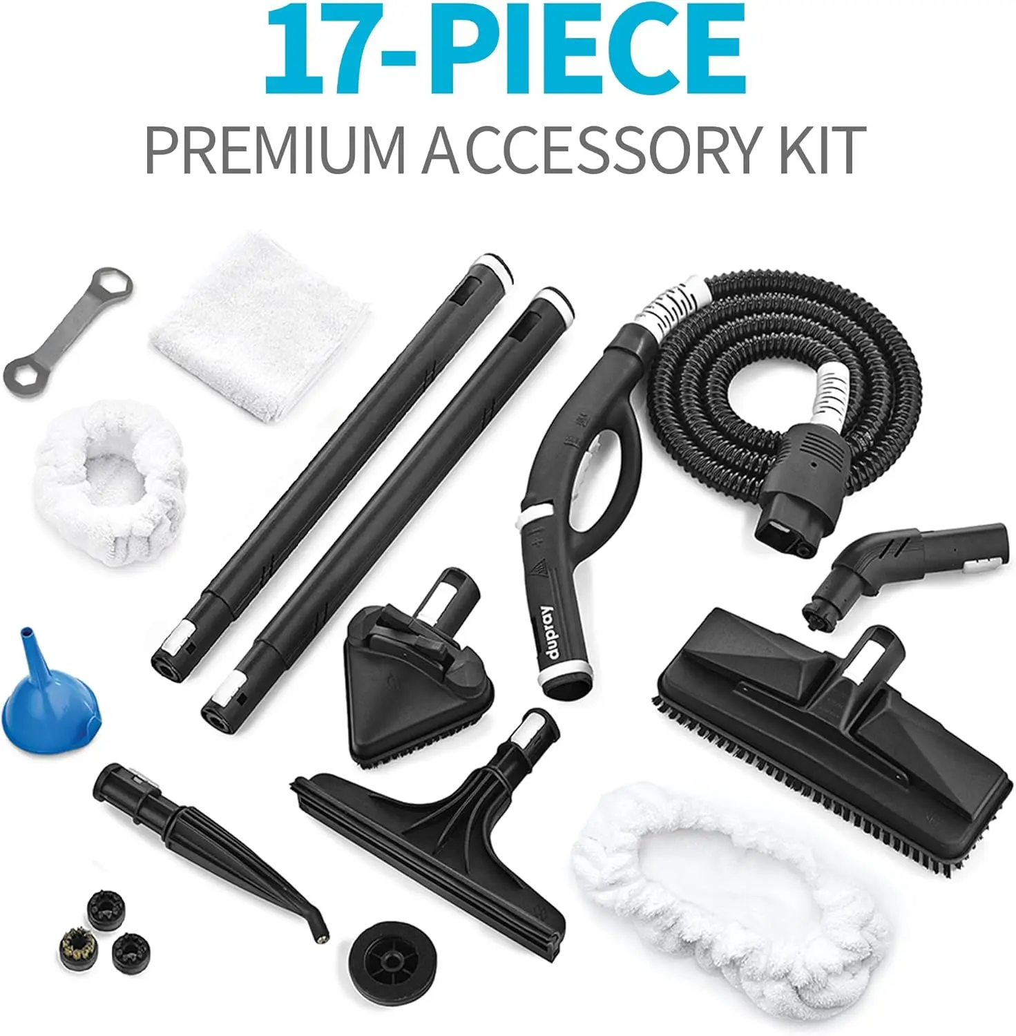 One Plus Steam Cleaner- Most Powerful Home and Professional, Chemical Free, Disinfecting, Portable Steamer for Cars