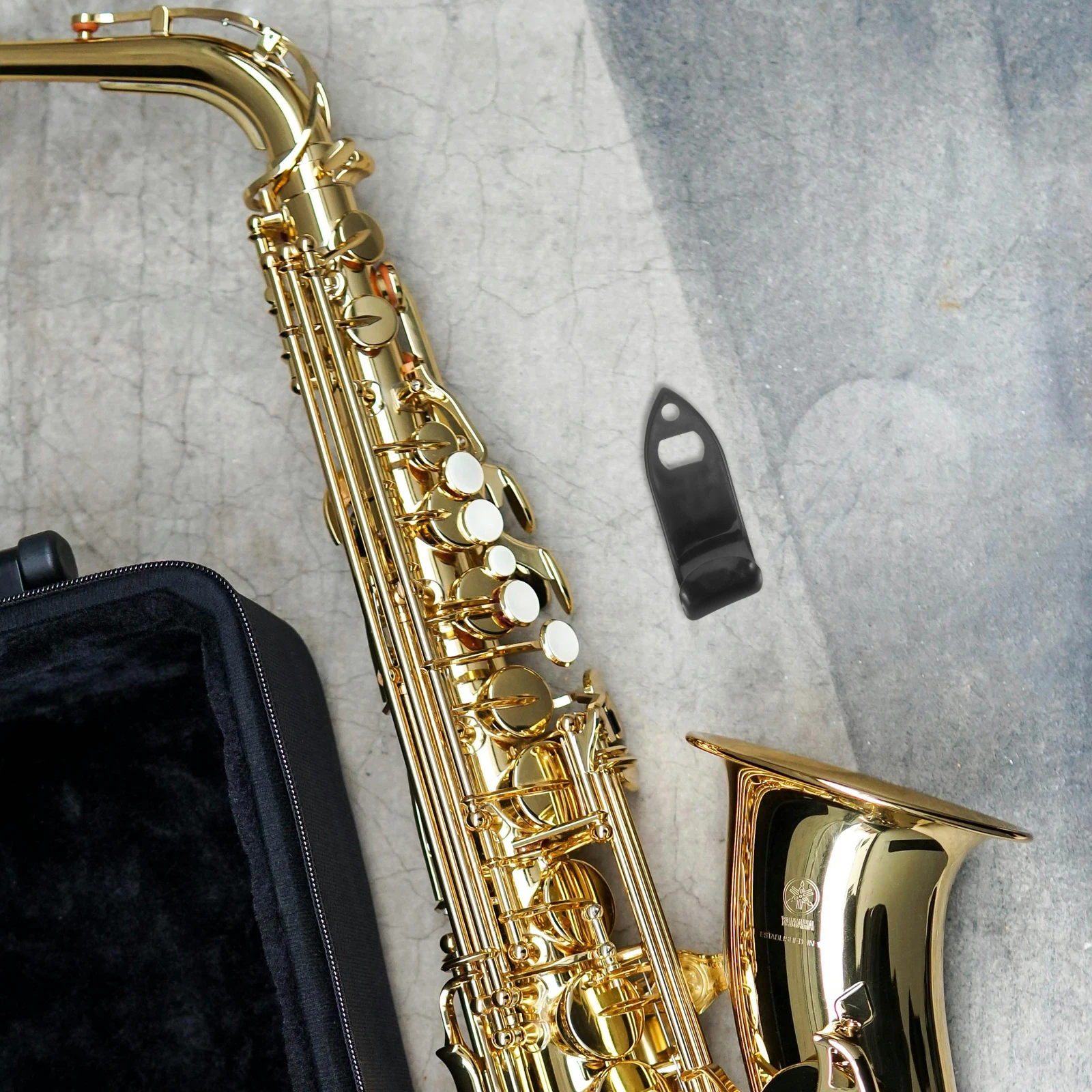 

Saxophone Thumb Rest Accessories Alto with Hook Cork Plastic End Plug Finger Clarinet