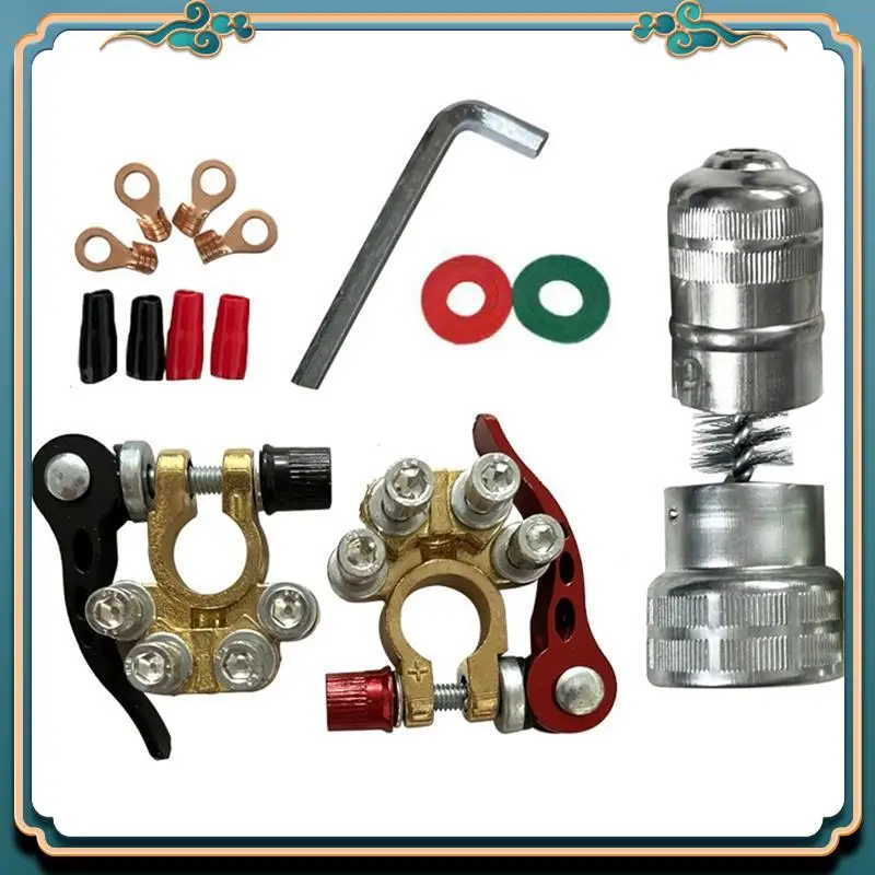 

Клеммы аккумулятора A54P-2, 12-вольтовый 4-контактный зажим для автомобильного аккумулятора, быстроразъемный безопасный зажим для аккумулятора, детали для автомобилей, грузовиков