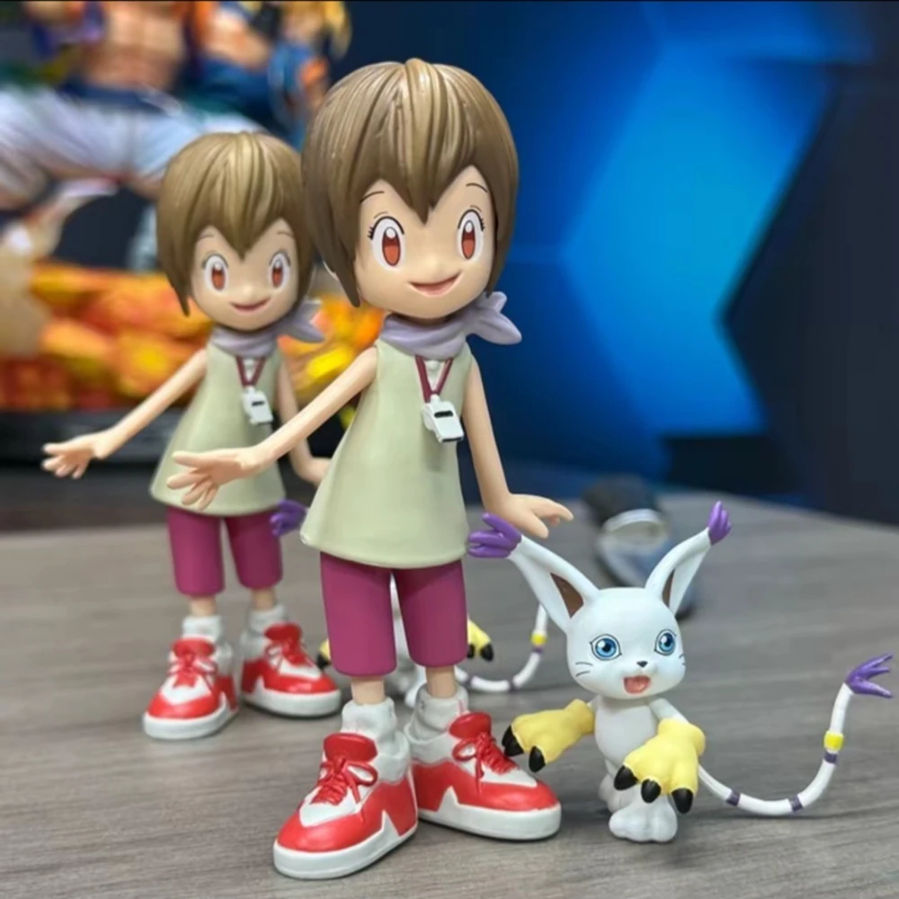 5-12cm Anime Digimon Adventure Figure Yagami Hikari And Tailmon Action Figures Pvc Collection Model Toys for Children Gifts