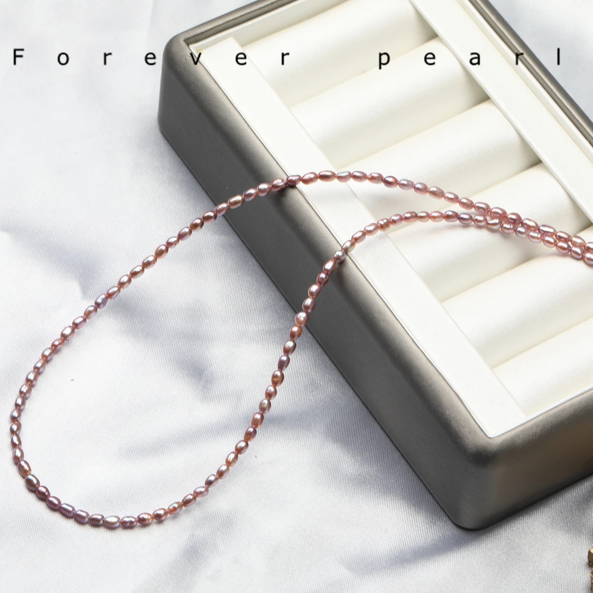 Natural Aurora Colorful Freshwater Nuclear free Kexu Pearl Necklace Bracelet Set S925 Sterling Silver Love Extended Tail Chain