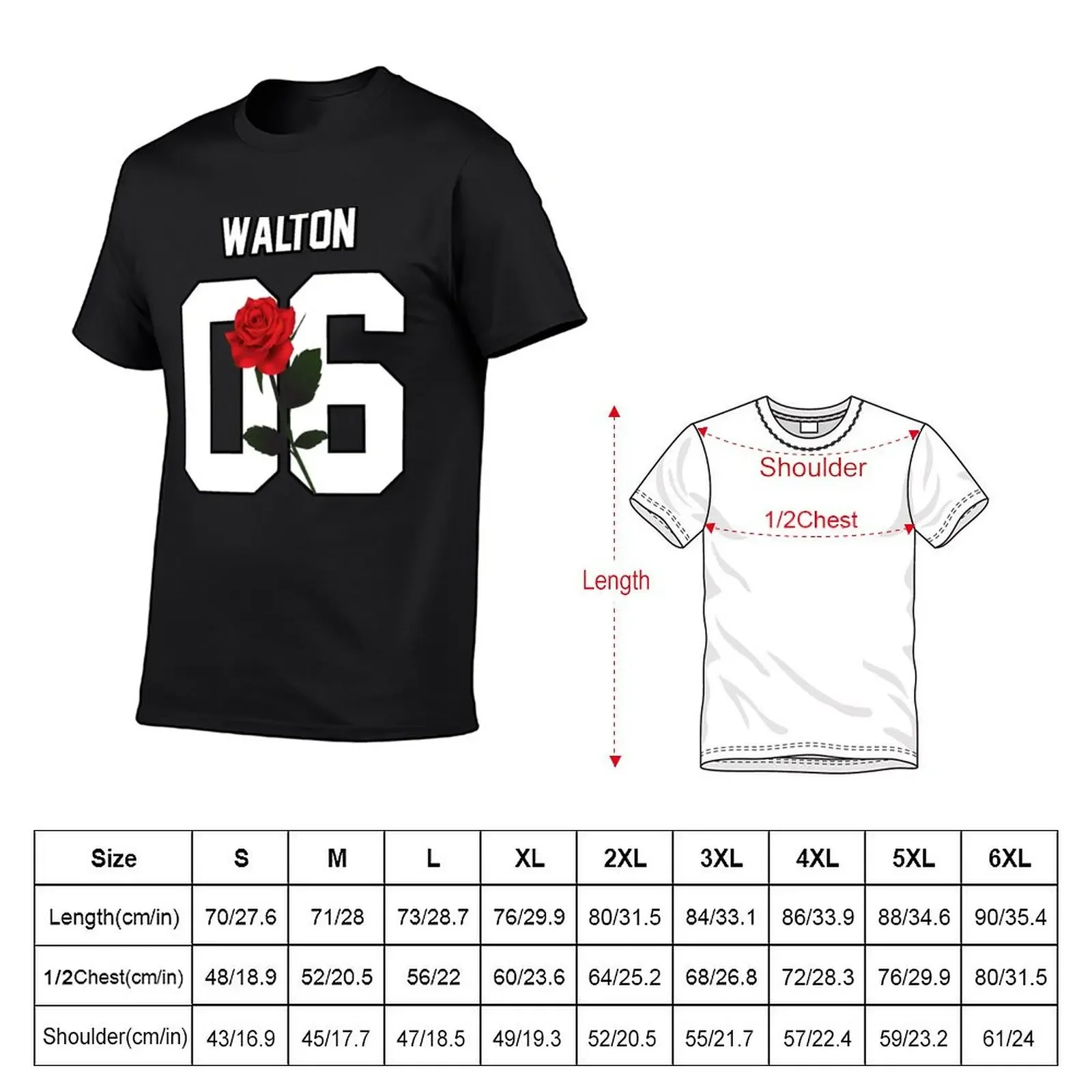 Javon Walton - Rose T-Shirt quick drying tops t shirt men