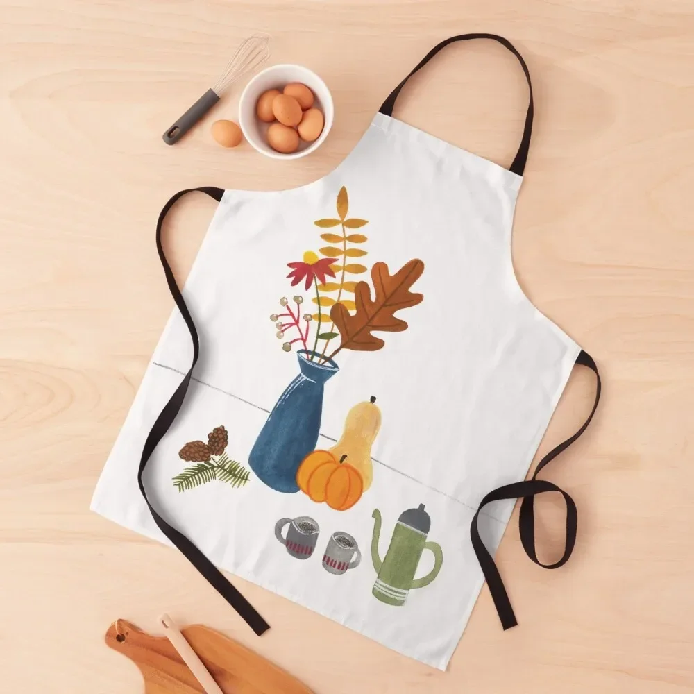 

Sweater weather still life illustration Apron Kitchen For Women Women Kitchen'S Kitchens Accessories Apron