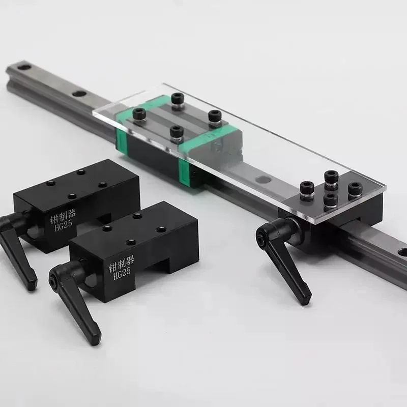 Linear Guide Rail Slider Lock Clamp HGH15/20/25 Fixed Ring Limiter for Hobbyist DIY Industrial CNC Automation Equipment