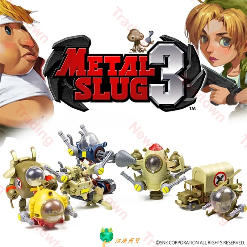 In Stock [72 Hours Shipping] Model SNK Assembled Metal Slug 3 Tank Helicopter Mecha Truck Action Figure Toy Collectible Gift