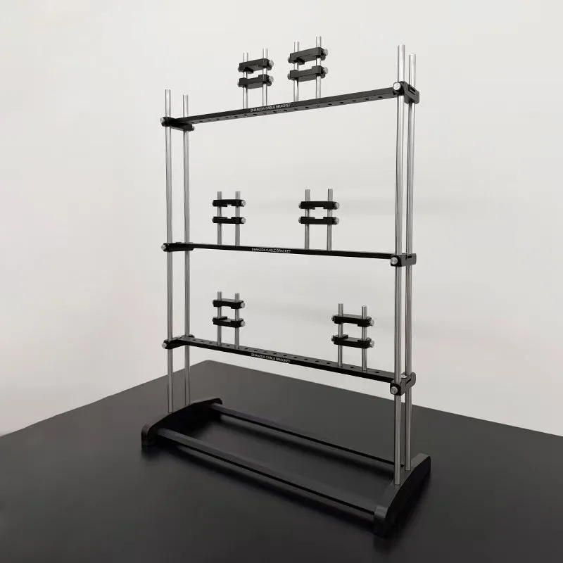 Hi-Fi Cable Elevators Risers Acoustic Isolation Stand Rack Hanger for Power & Signal Cables Clamp Anti-Vibration Noise Reduction