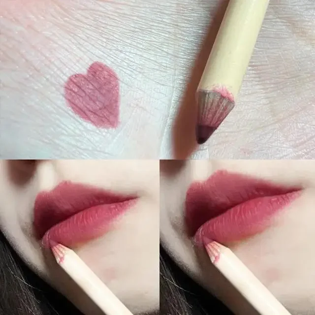 4 Colors Matte Nude Lip Liner Pencil Contour Lipstick Pen Waterproof Long Lasting Outline Lips Shape Lipstick Makeup Cosmetics