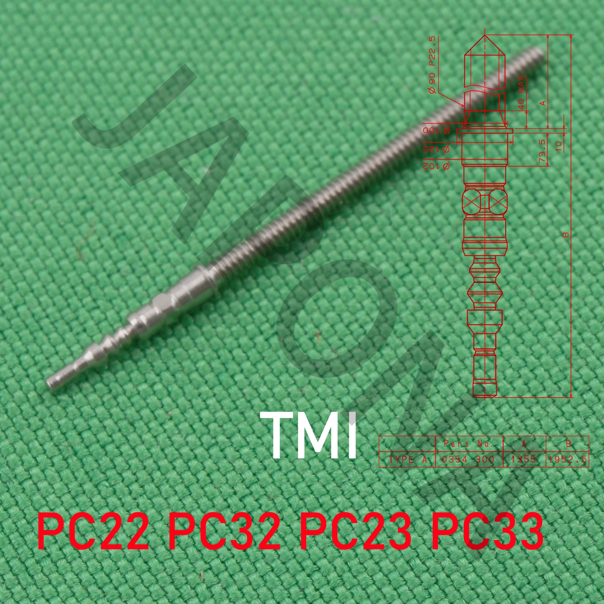 PC Series stem watch movement stem Goutent Steel Crown Parts PC32A Setting stem Kit Fit PC33A STEM PC23A STEM PC22A STEM