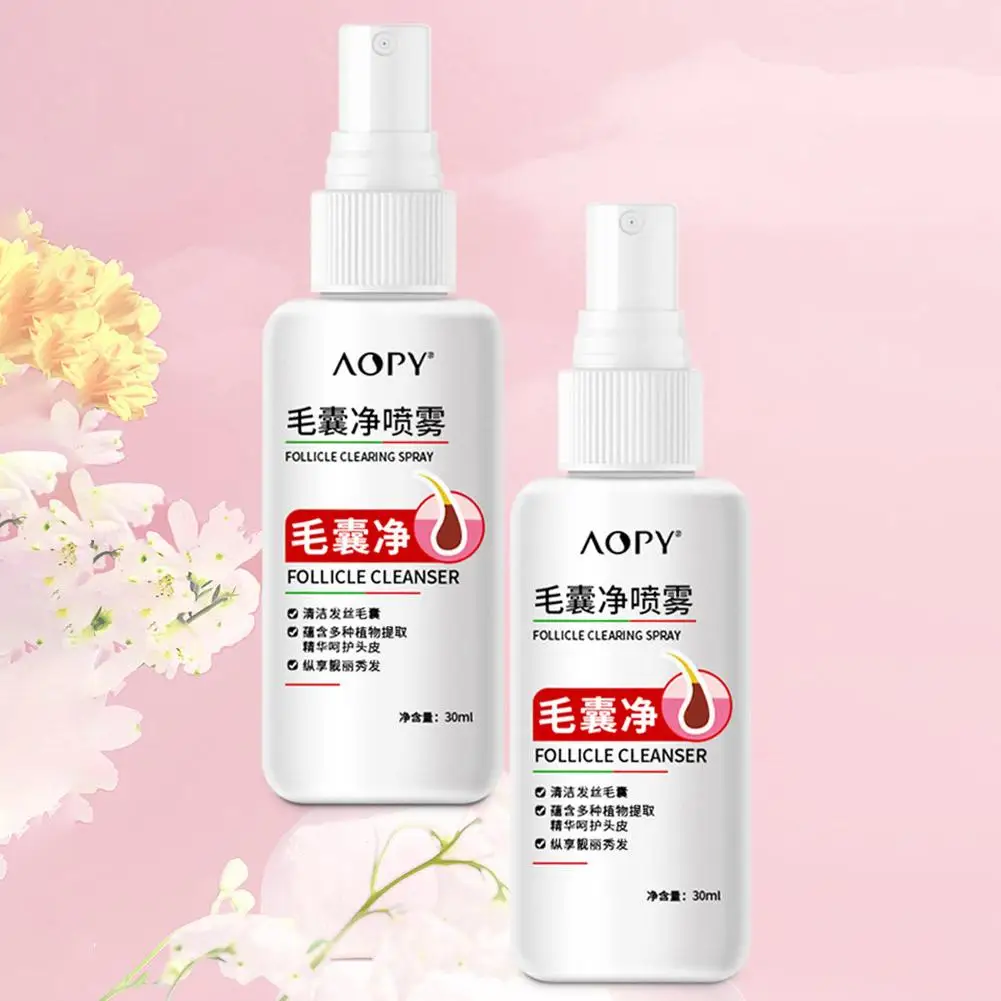 Hair Scalp Treatment Spray Anti Loss Scalp Cleaning Serum Remove Dandruff Beauty Products Care Hair Repair Itching Oil Cont Z3S3