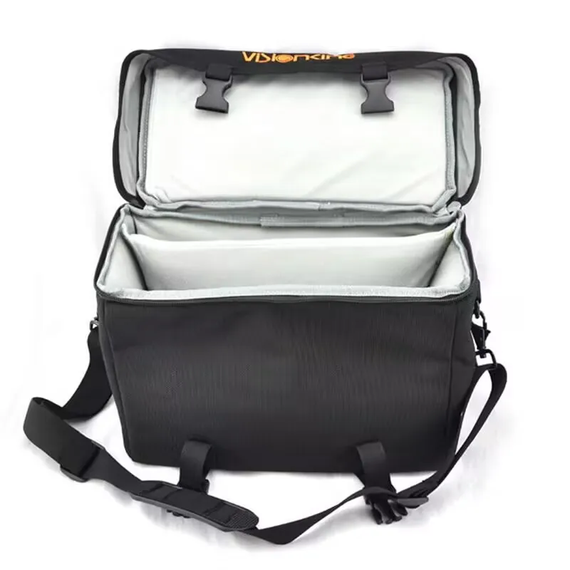 Imagem -03 - Visionking-portátil Nylon Shoulder Bolsa Telescópio Spotting Scope Bolsas Bordados Impermeável Insert Carry Case 38x25x21cm