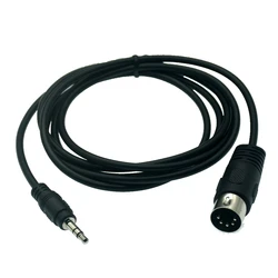3.5mm Stereo Jack Audio Cable 3.5 mm Aux Male to MIDI Din 5 Pin MIDI Male Female Plug High Quality 0.5/1.5/3m for Microphone MIC