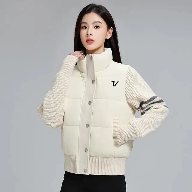 High Quality Golf Jacket for Women New Golf Wear Winter 2024 Golf Padded Jacket Women Golf Clothes Korean GOLF Short Parkas Coat