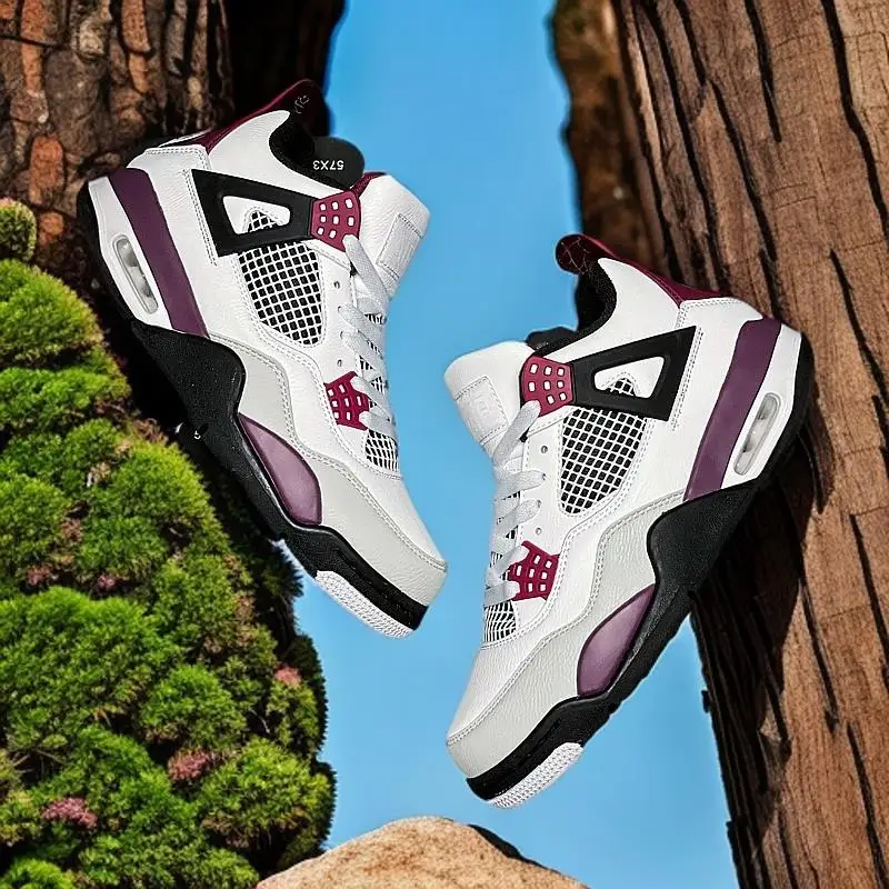 

Summer Trendy Mid Top Board Shoes: Anti-Slip, Retro Style for Versatile Basketball Action
