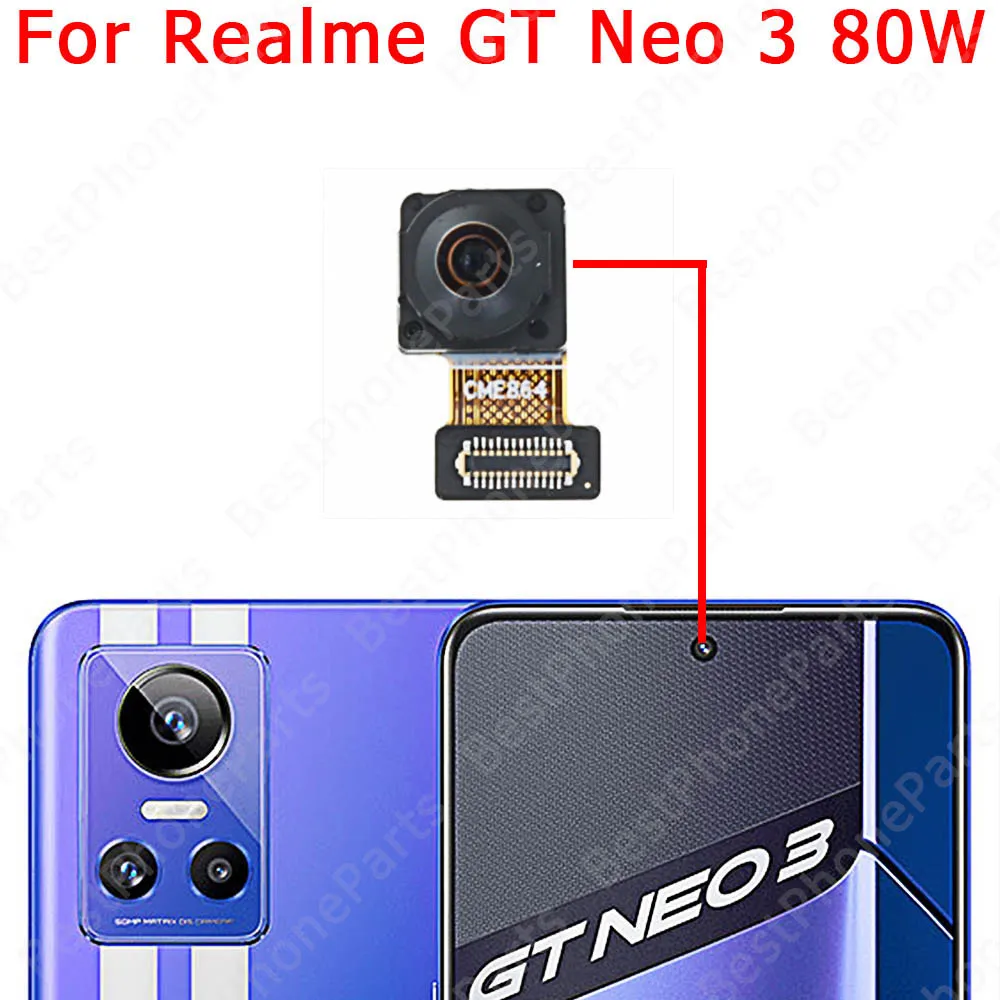 وحدة الكاميرا الخلفية ل Realme GT Neo ، الرؤية الخلفية ، مواجهة المؤخرة ، الكاميرا الأمامية الكبيرة ، استبدال الإصلاح ، 3 ، 3T ، 2 ، Neo 2