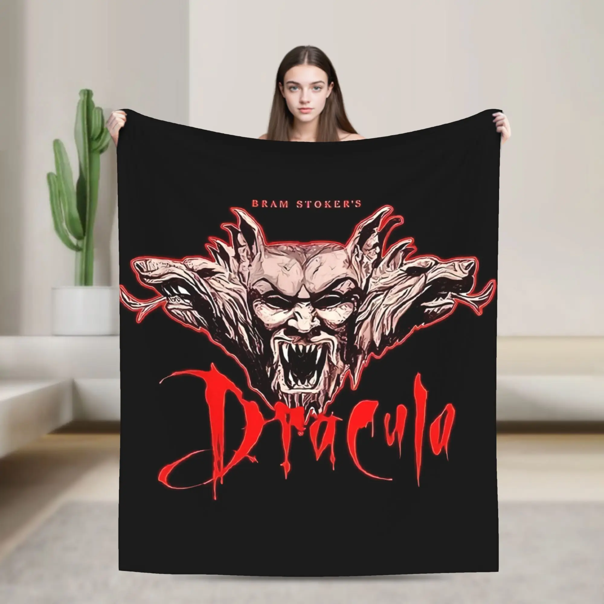 Warm Soft Blanket Camping Bram Stoker's Dracula Bedding Throws  Flannel Bedspread For Couch Chair Novelty Sofa Bed Cover
