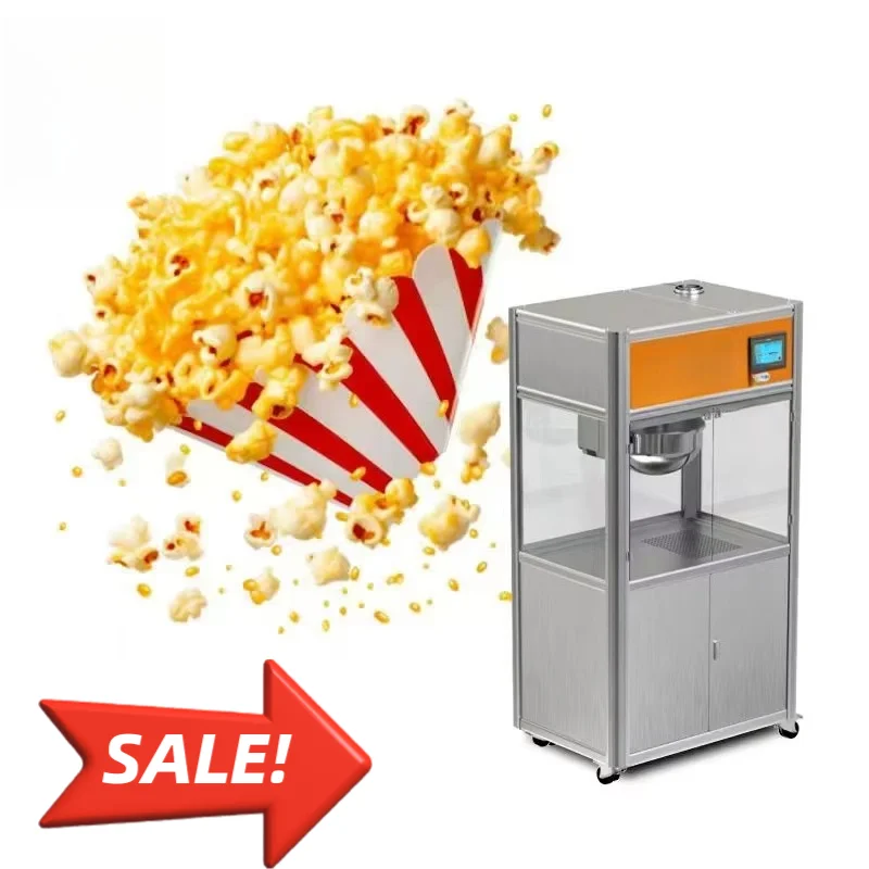 CE Certificate Hot Sale Caramel Popcorn Maker Electric Automatic Popcorn Machine Industrial