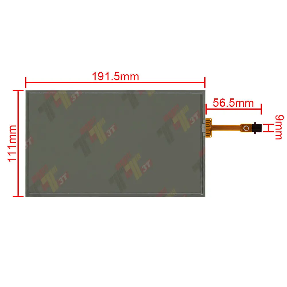 Für Toyota Highlander Navigation 8" Touchscreen-Display Digitizer LQ080T5GC01 – Detail 2