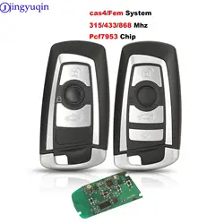 Jingyuqin CAS4/FEM 868/315/433mhz PCF7953 Chave Remota de Carro Para BMW 2 3 4 5 6 7 X3 X4 Série Auto Vehichle Alarme Keyless Fob