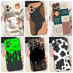 For Realme GT Neo2 Case Cute Luxury Stylish Liquid Silicone Soft Phone Cover For Realme GT Neo 3T GT2 Pro GT2 Neo 2 Bumper Funda