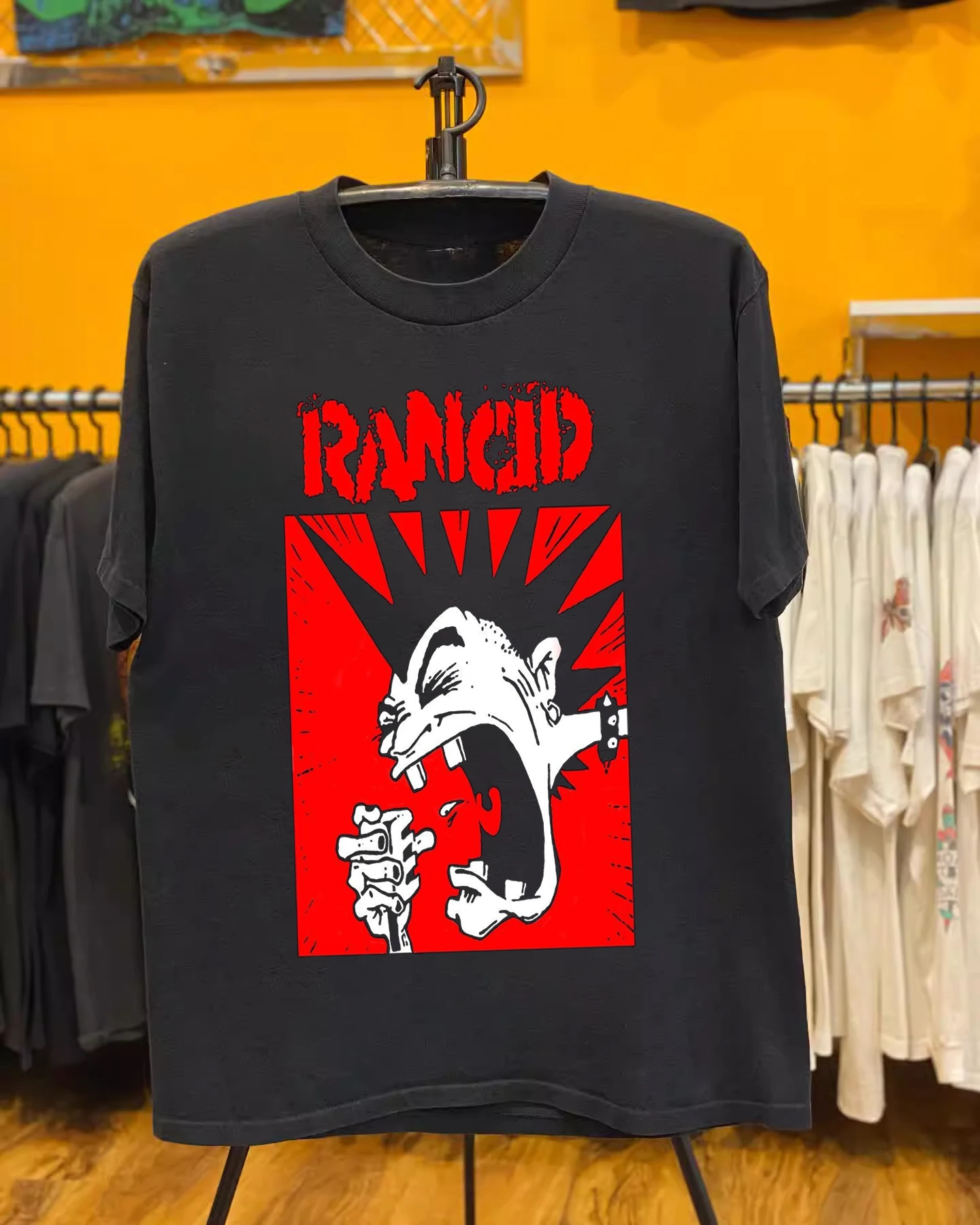 Rancid Stink Band Punk Revival Ins Trendy T-shirt Vintage High Street Style