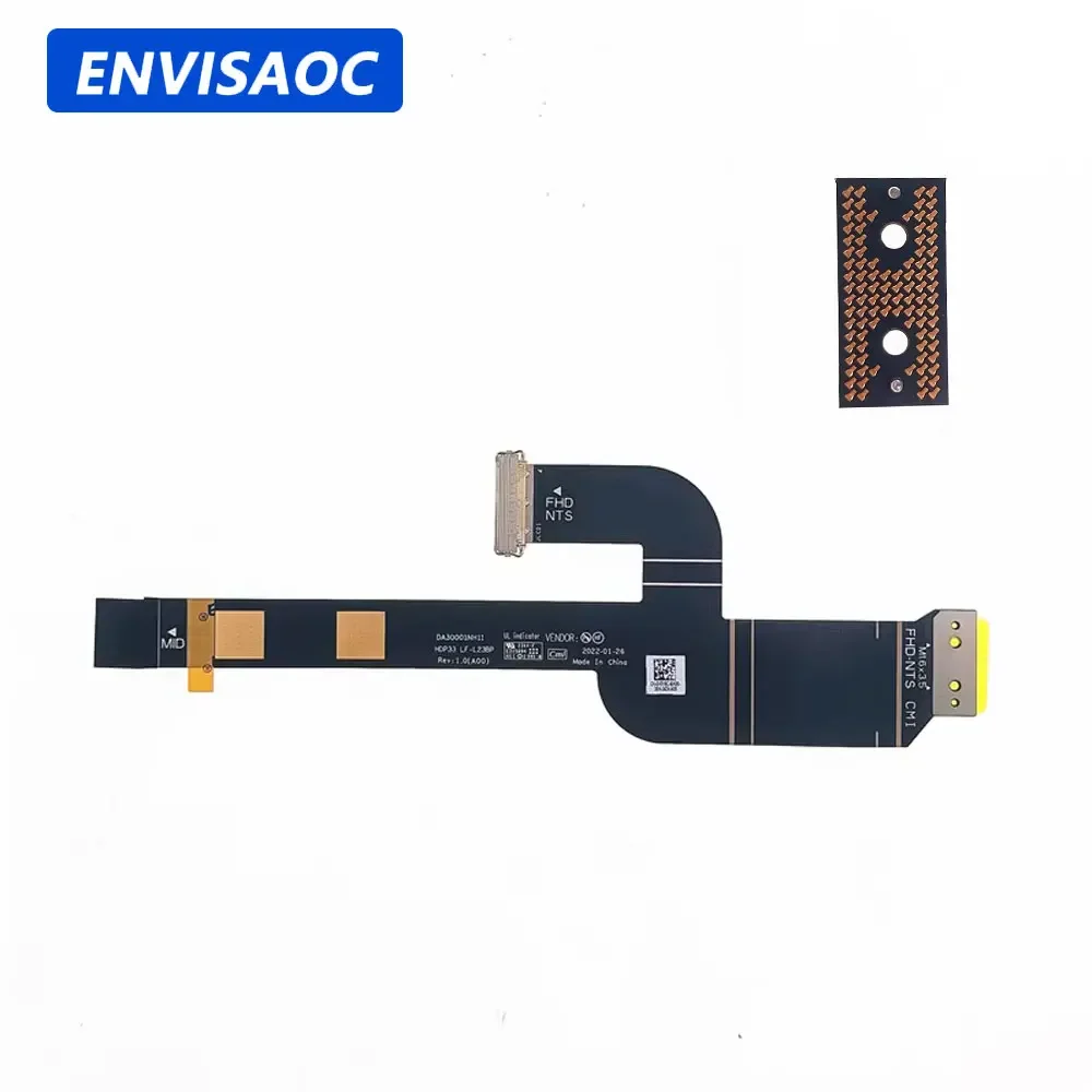 For Dell XPS 13 9315 2-IN-1 2022 Laptop Video Screen LCD LED Display Ribbon Flex Cable Coupler 0V0Y8C HDP33 LF-L23BP 00MPRF