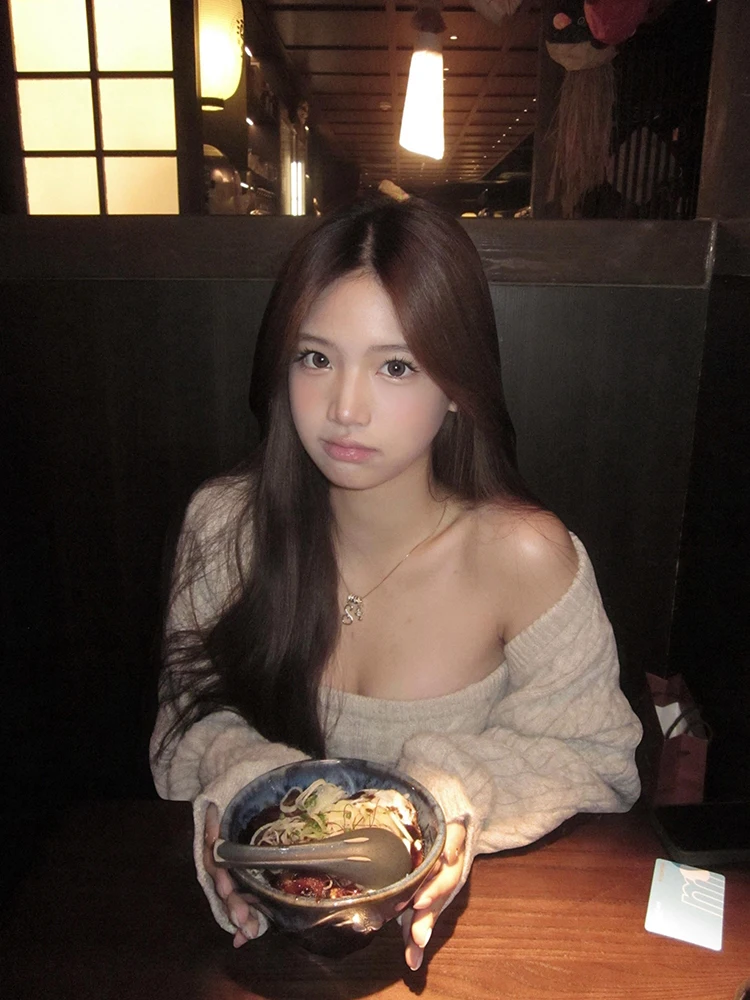 

Loose Long Sve Knitted Cardigan Sweater Women's Sle Autumn Faion Slimming Inner Tube Top Two-Piece Set Pure Desire Trend