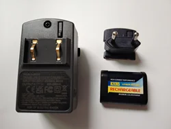 rechargeable for Canon R2cr5 2CR5 EOS 1, EOS 3 rechargeable lithium battery 6V camera battery set 2 battery+1 charger
