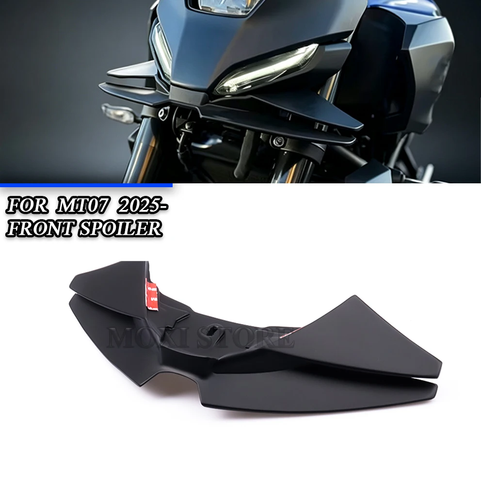 For MT07 Parts 2025 MT-07  Front spoiler Lower spoiler Wing Downforce Winglet Flank Frontal Spoiler 2025 2026