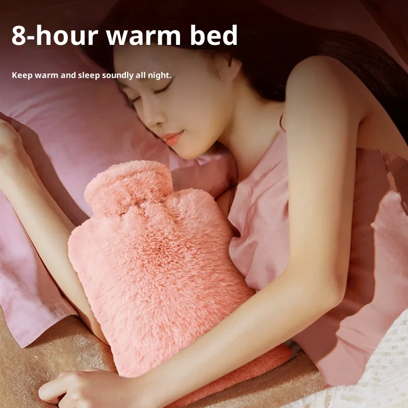 

2000ML Winter Warm Water Bag Detachable Hot Water Bottle Reusable Explosion proof Winter Men's and Women's Warm Water Heater