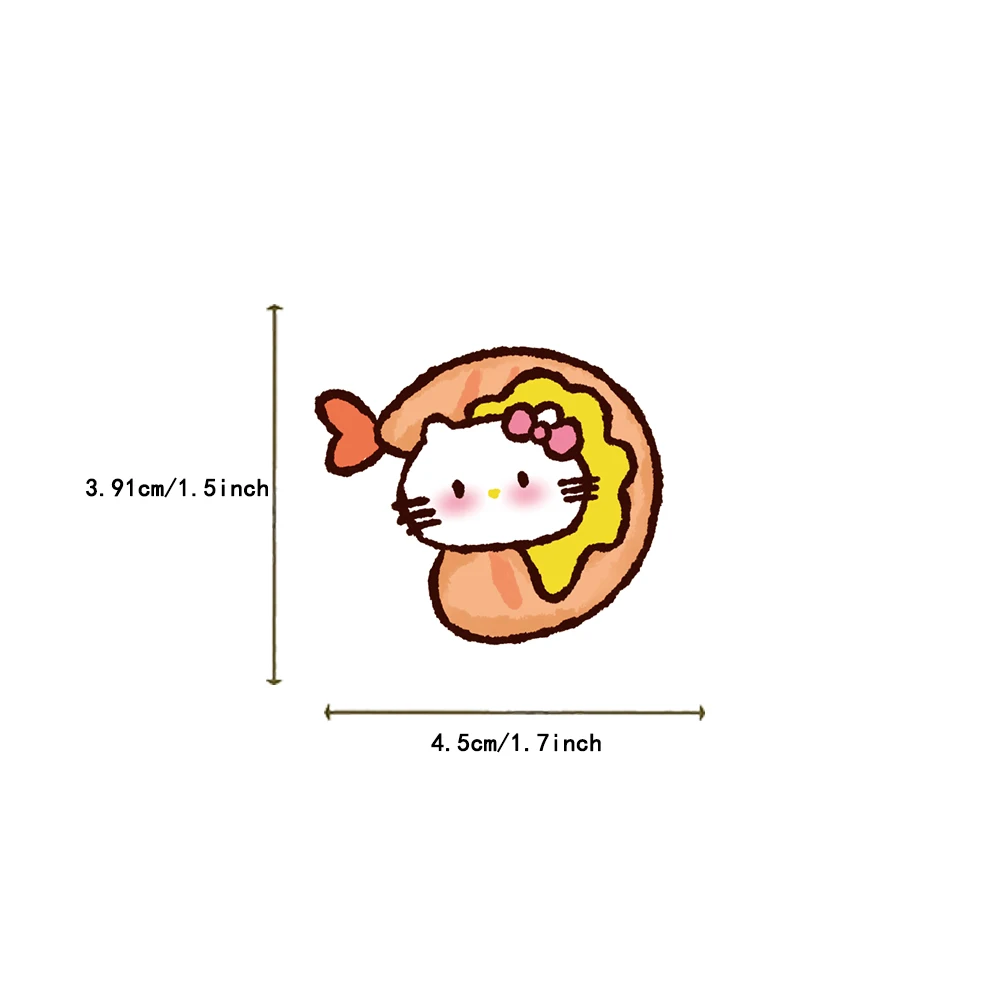 90PCS Cartoon Kitten Stickers Creative Vintage For DIY Notebook Guitar Scrapbooking Motorcycle Laptop Luggage Graffiti Decals