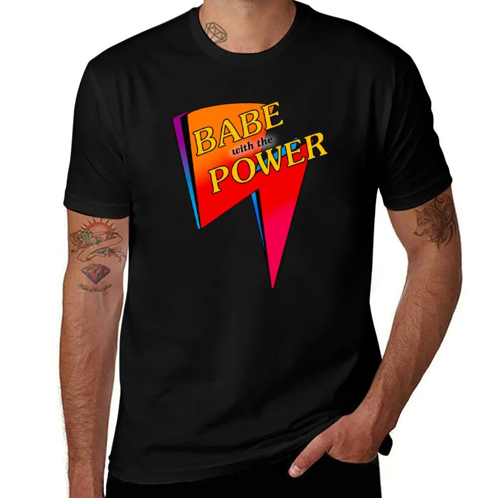 

Babe With The Power T-Shirt t shirts for man slim fit g man t shirts for men T-Shirt