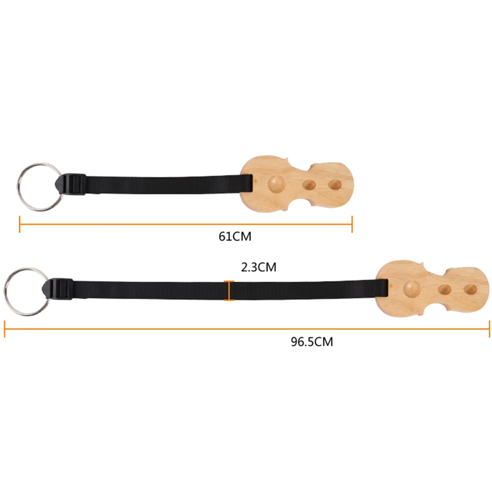 

Professional Cello End Pin Holder Anti-Slip Wooden Base 3 Adjusting Holes Nylon Strap 61cm-965cm Stylish Design for Comfortable