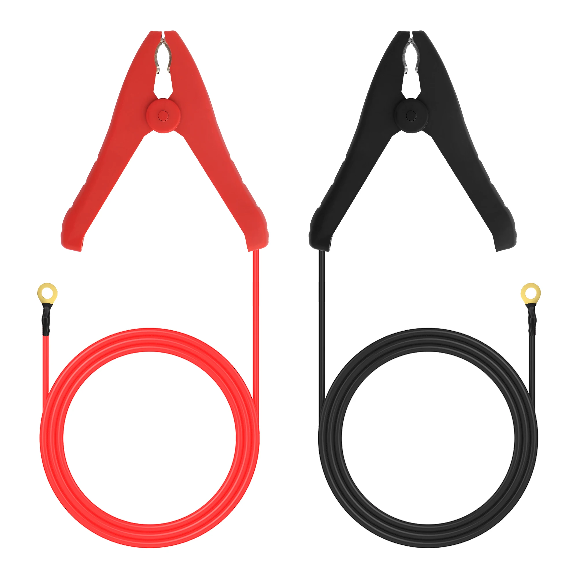 

IZTOSS 14 AWG Alligator Clips to O-Ring Terminal Harness - 3.3FT Automotive Battery Jumper Cables for Charging Solutions