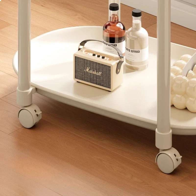 Originality Portability Salon Trolley Cream Style Storage Rack Belt Wheel Salon Trolley Modern Simplicity Carritos Furniture