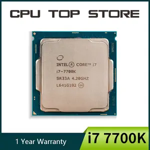 Used Core i7 7700 3.6GHz Quad-Core Eight-Thread 8M 65W CPU Processor LGA  1151