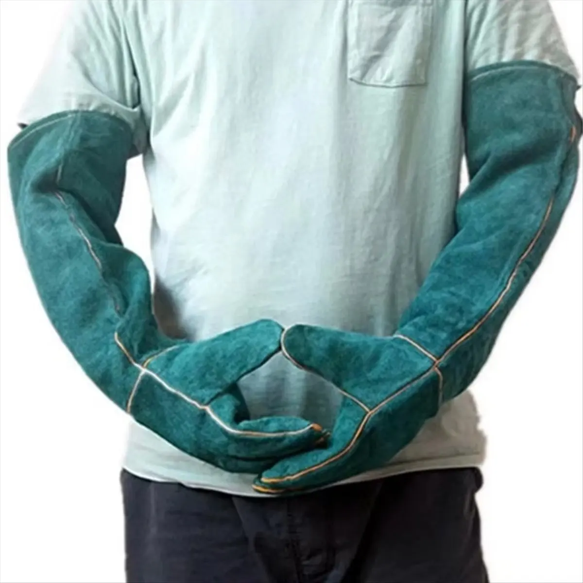 

Pet Anti-Bite SafetyGloves Beekeeping Gloves UltraLong Protective Anti Scratch for Dog Snake Lizard Bathing Training 2pc