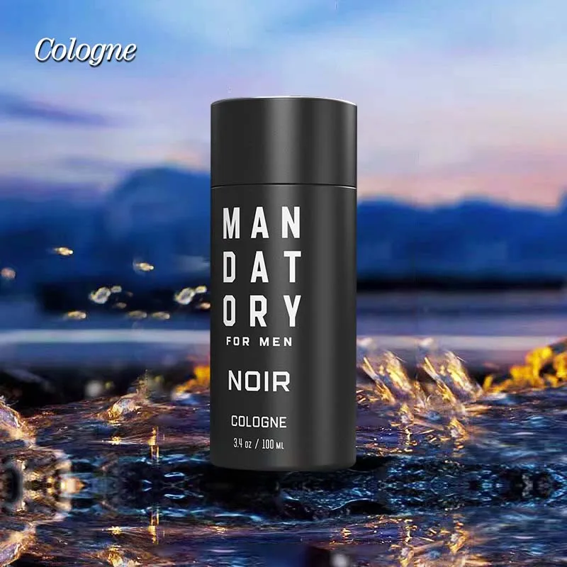 MANDATORY Cologne for Men Eau de Cologne Spray 3.4Oz Men's Cologne Fragrance NOIR Masculine Aroma Fragrance Note of Bergamot