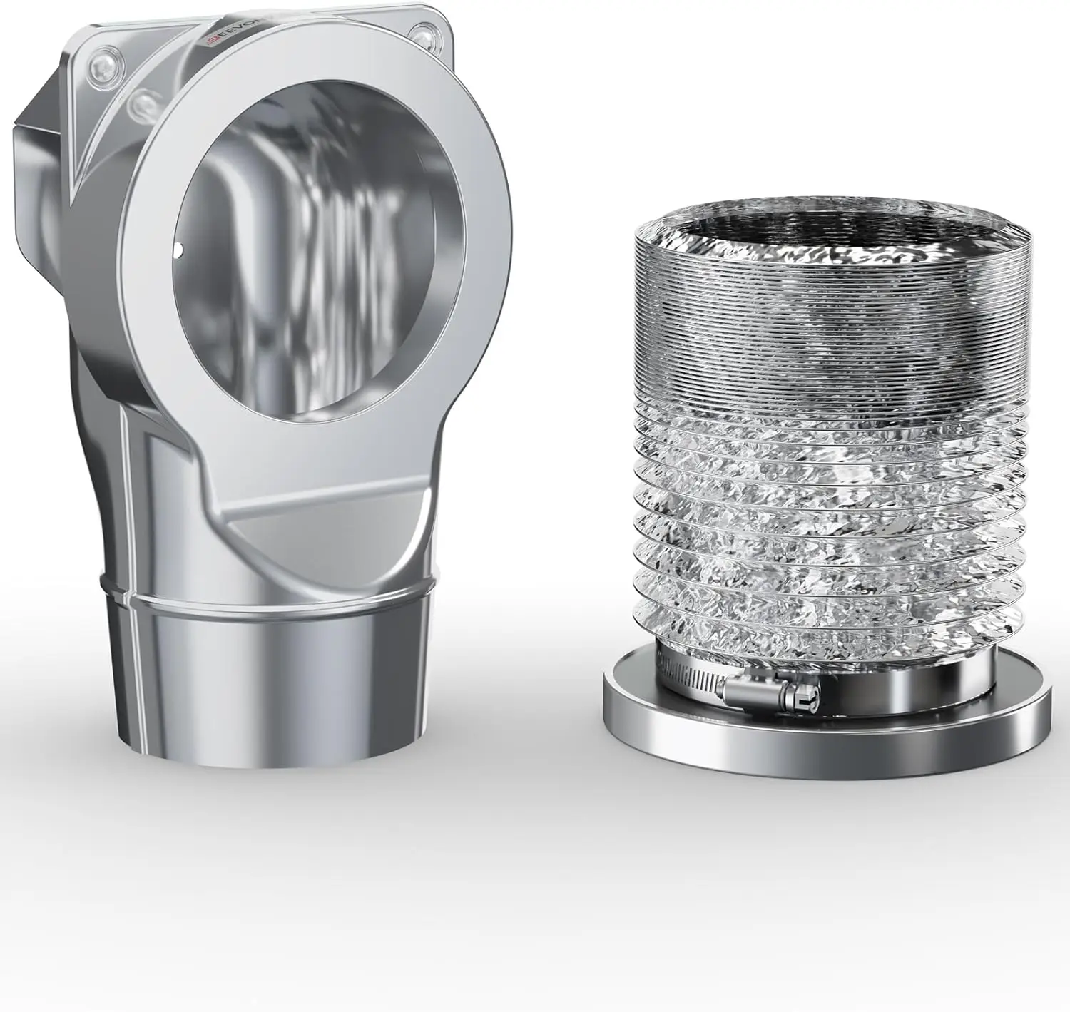 

Магнитный соединительный комплект для вентиляционного отверстия сушилки с герметичным уплотнением, быстросъемным соединителем для легкой очистки, включает воздуховод 2,6 фута и зажимы