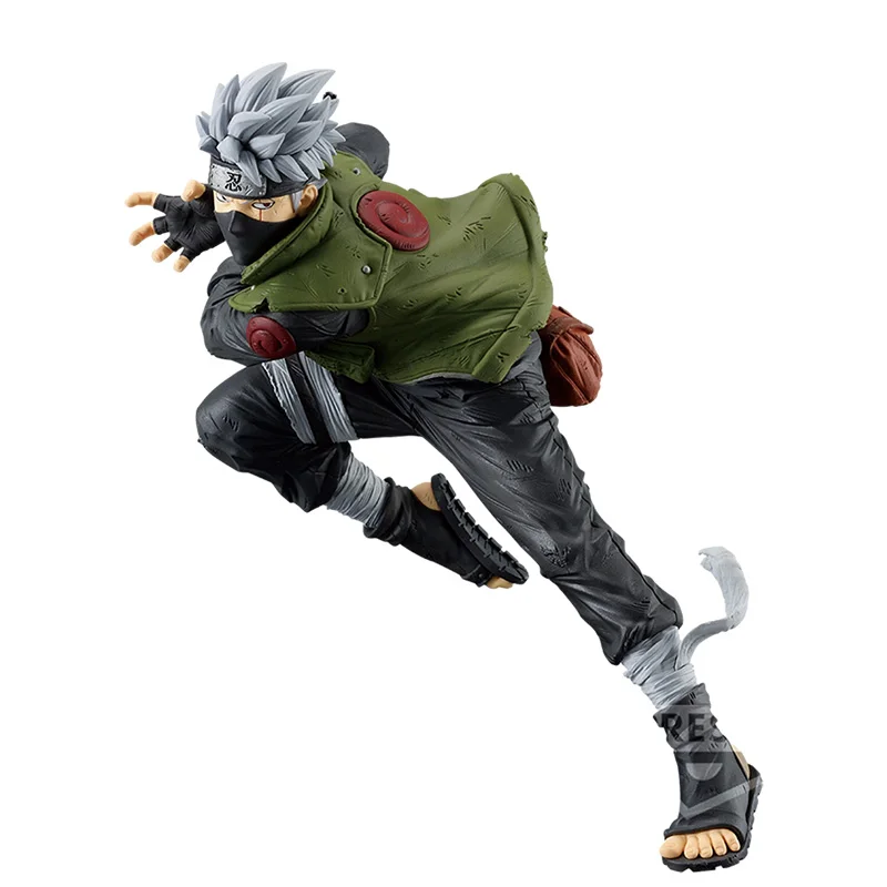 Echte Bandai-Figur Naruto Naruto Sasuke Jiraiya Sakura Itachi Anime Actionfigur Modell Junge Sammlerspielzeug Hobby Geschenk