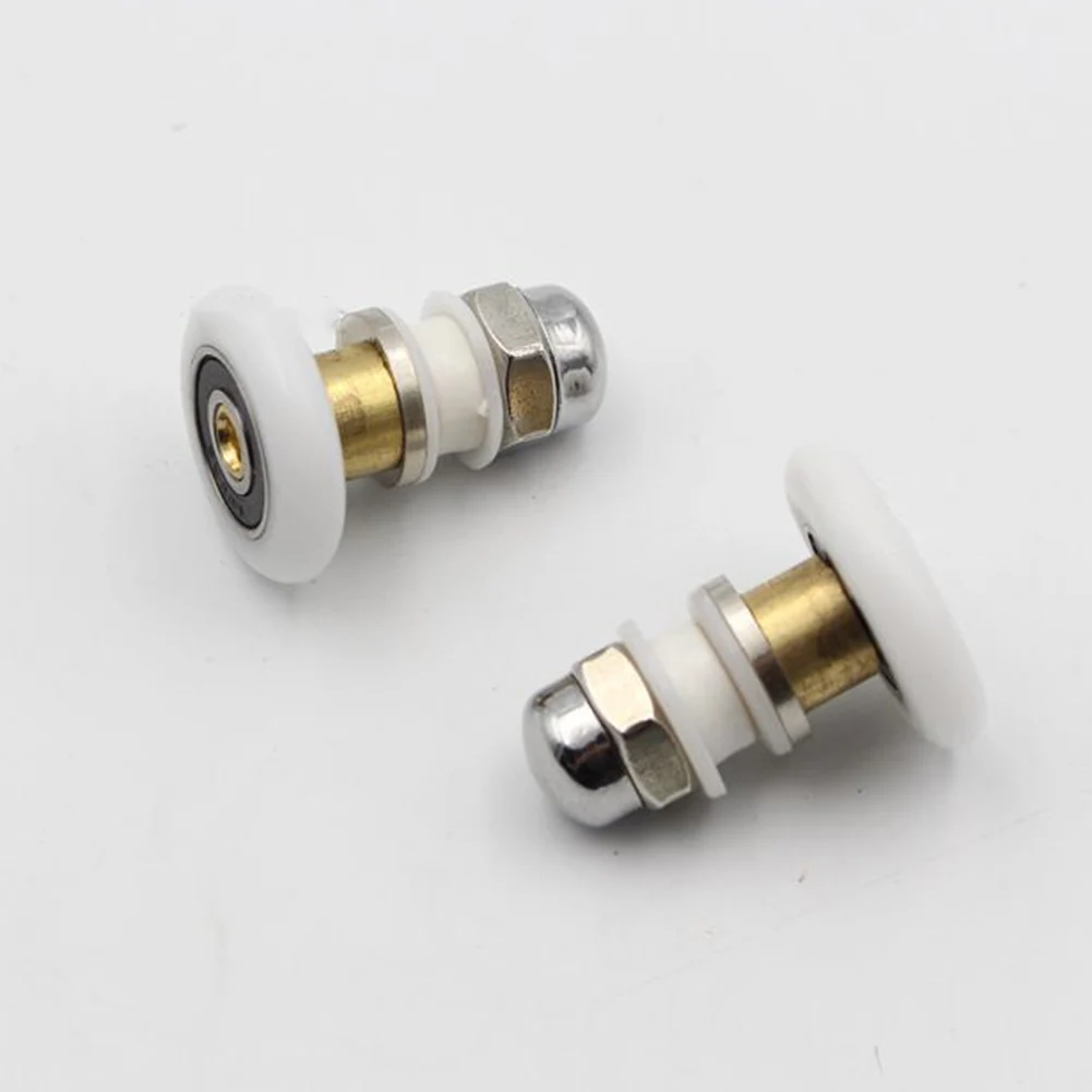 

Сменный набор из 4 роликов для душевой комнаты для стеклянных раздвижных дверей. Гладкая и тихая функция двери ванной комнаты.